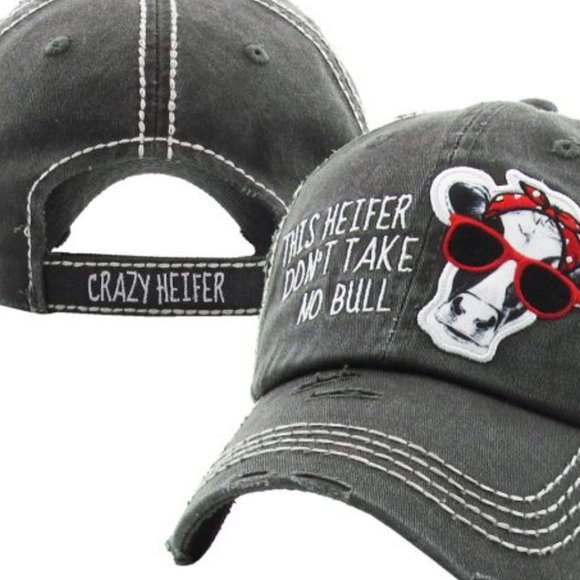 This HEIFER don’t take no bull baseball cap - Picture 7 of 7